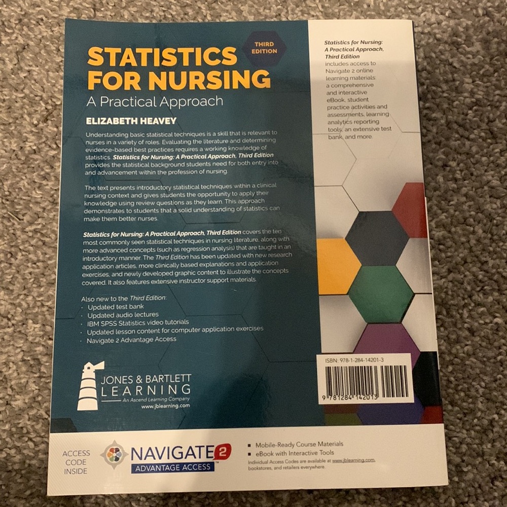 Statistics For Nursing - Picture 2 of 2